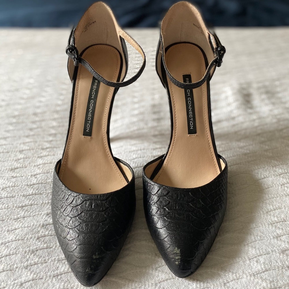 French Connection Catia Leather Heel 39.5